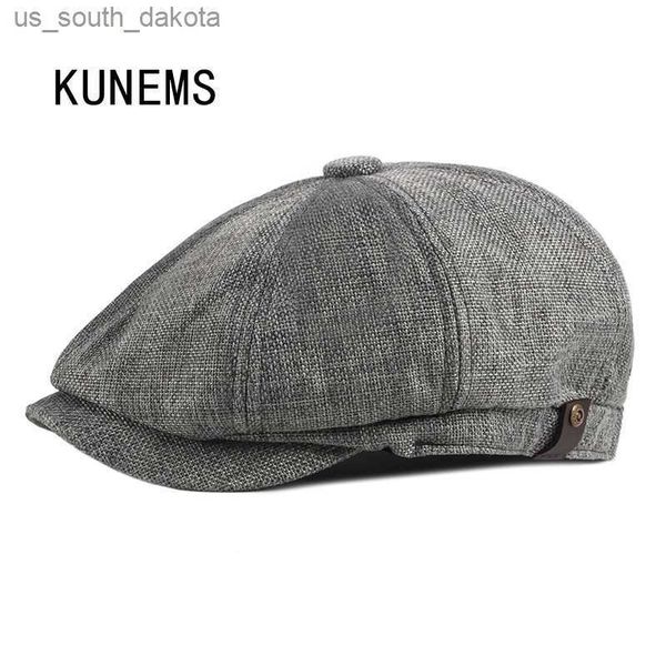 kunems fashion berets hat for mens cap retro dad hats boinas summer breathable sun cap designer octagonal hats peaky blinders l230523, Blue;gray
kunems fashion berets hat for mens cap retro dad hats boinas summer breathable sun cap designer octagonal hats peaky blinders l230523, Blue;gray