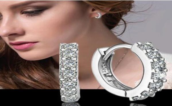 925 sterling silver diamond hoop earrings beautiful women weddingengagement ear studs round earrings2082031, Golden;silver
925 sterling silver diamond hoop earrings beautiful women weddingengagement ear studs round earrings2082031, Golden;silver