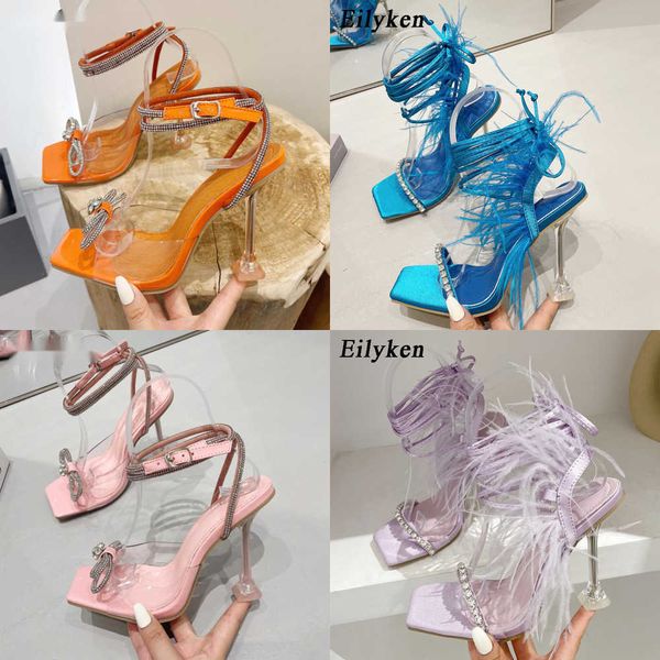 summer sandals square toe crystal rhinestone butterfly-knot transparent high heel women fashion cross-tied shoes 230511, Black
summer sandals square toe crystal rhinestone butterfly-knot transparent high heel women fashion cross-tied shoes 230511, Black