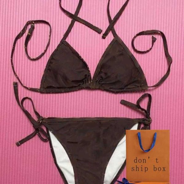women classic swimwear letter pattern print summer two pieces swimsuit women's fashion bikinis 3 styles bathing suit, White;black
women classic swimwear letter pattern print summer two pieces swimsuit women's fashion bikinis 3 styles bathing suit, White;black