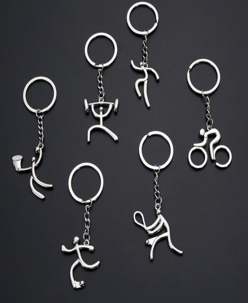 keychain creative metal sports bicycle running weightlifting football basketball gifts2204115, Silver
keychain creative metal sports bicycle running weightlifting football basketball gifts2204115, Silver