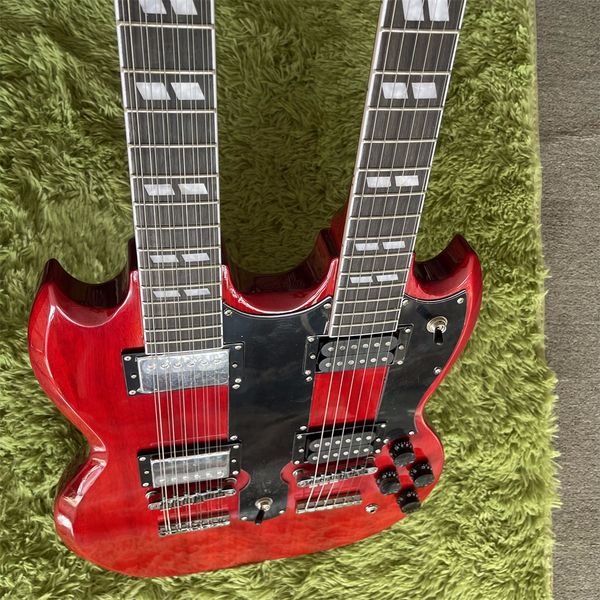 sg guitar of double neck fast rosewood neck and fretboard can custom and fast ship
sg guitar of double neck fast rosewood neck and fretboard can custom and fast ship