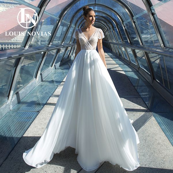 a-line bride boho wedding dress 2023 v-neck beading crystal appliques tulle dress for bride short sleeve wedding gown vestidos de novia, White
a-line bride boho wedding dress 2023 v-neck beading crystal appliques tulle dress for bride short sleeve wedding gown vestidos de novia, White