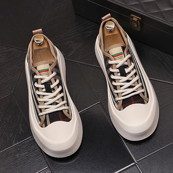new style men's casual party shoes fashion canvas breathable sports sneakers premium trend designer loafers platform shoes, Black
new style men's casual party shoes fashion canvas breathable sports sneakers premium trend designer loafers platform shoes, Black