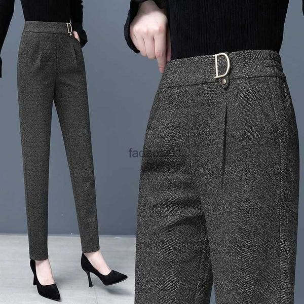 size s4xl woolharem pants for women 2023 spring and autumn new high waist slimming skinny pants loose allmatching casual pants l230621, Black;white
size s4xl woolharem pants for women 2023 spring and autumn new high waist slimming skinny pants loose allmatching casual pants l230621, Black;white