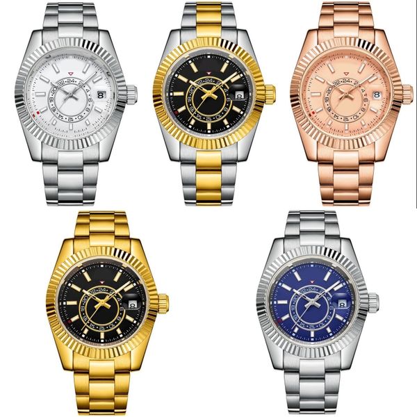 famous gift 41mm ladies watch fully mechanical automatic sapphire calendar reloj sky dweller waterproof plated gold watches for men stainles, Slivery;brown
famous gift 41mm ladies watch fully mechanical automatic sapphire calendar reloj sky dweller waterproof plated gold watches for men stainles, Slivery;brown
