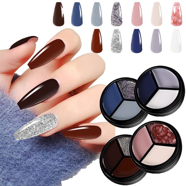 buriburi 3 colors solid gel nail polish 4 pack pudding gel polish palette uv soaking gel for nail salon starter nail kit 3s4p02, Red;pink
buriburi 3 colors solid gel nail polish 4 pack pudding gel polish palette uv soaking gel for nail salon starter nail kit 3s4p02, Red;pink