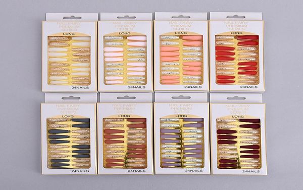 24pcs full false nail cover uv gel glitter matte artificial tips for decorated design press on nails art fake extension tips5686882, Red;gold
24pcs full false nail cover uv gel glitter matte artificial tips for decorated design press on nails art fake extension tips5686882, Red;gold
