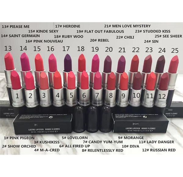 2023 matte lipstick m makeup luster retro lipsticks frost matte lipsticks 3g 25 colors lipsticks with english name for sa8783783
2023 matte lipstick m makeup luster retro lipsticks frost matte lipsticks 3g 25 colors lipsticks with english name for sa8783783