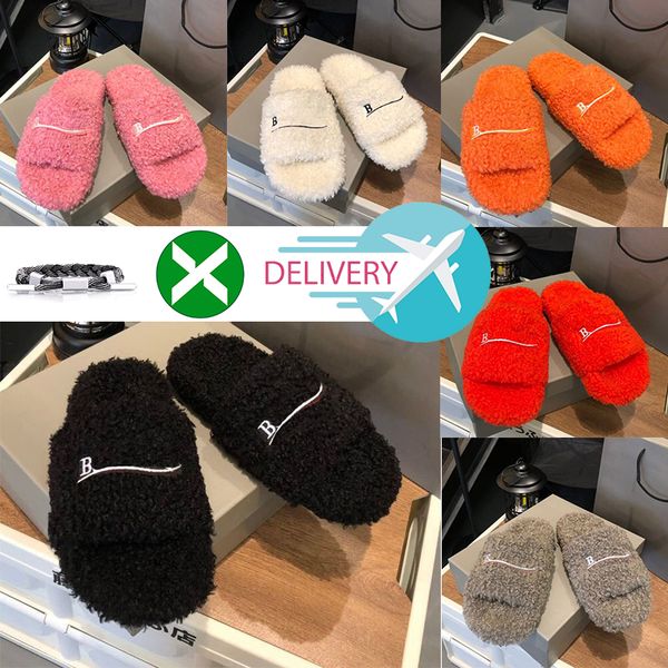2023 luxury slides paris designer men women slippers ladies wool winter fur fluffy furry warm letters sandals comfortable fuzzy girl flip fl, Black
2023 luxury slides paris designer men women slippers ladies wool winter fur fluffy furry warm letters sandals comfortable fuzzy girl flip fl, Black