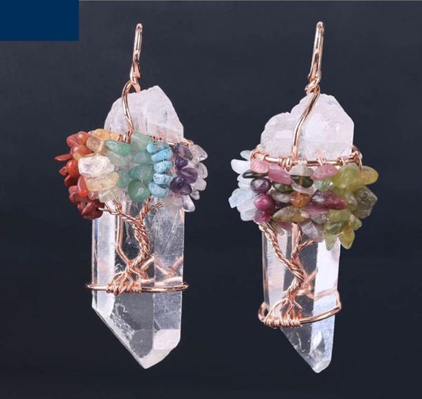 men big gemstone pendant women natural white crystal quartz 7 chakra tree of life rose gold handmade wire wrapped necklace charms8860915, Silver
men big gemstone pendant women natural white crystal quartz 7 chakra tree of life rose gold handmade wire wrapped necklace charms8860915, Silver