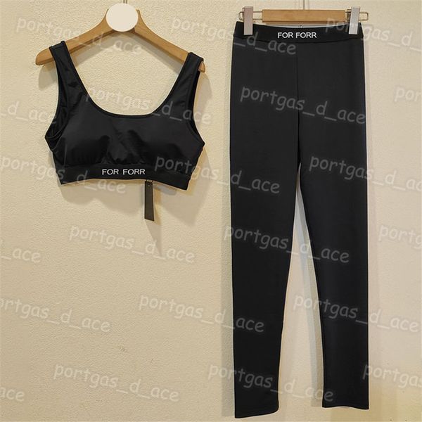 luxury women tracksuits designer cropped sports tank waist webbing design high rise leggings charming yoga outfits spotswear, Black
luxury women tracksuits designer cropped sports tank waist webbing design high rise leggings charming yoga outfits spotswear, Black