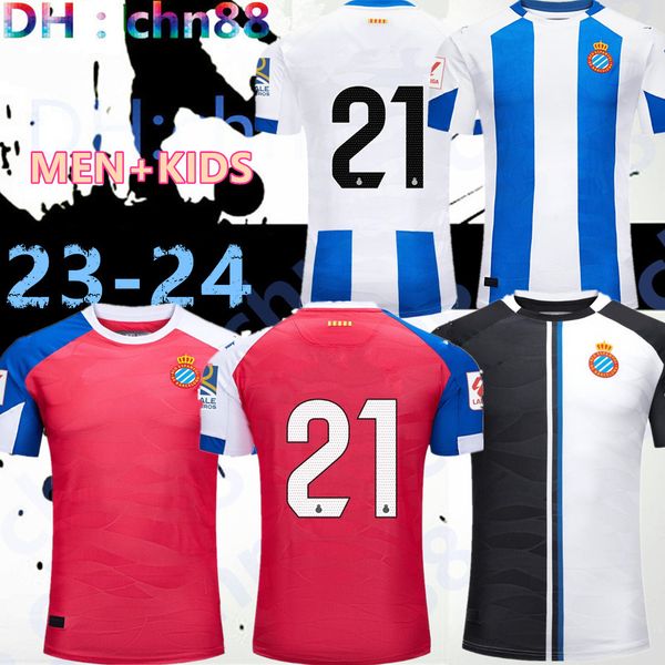 2023 2024 rcd espanyol r.d.t wu lei soccer jerseys 23 24 men kids football shirt puado pedrosa ezzarfani uniforms david lopez embarba camise, Black;yellow
2023 2024 rcd espanyol r.d.t wu lei soccer jerseys 23 24 men kids football shirt puado pedrosa ezzarfani uniforms david lopez embarba camise, Black;yellow