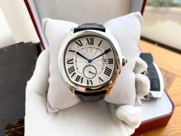 18k gold men's leather strap watch 40mm automatic mechanical mens waterproof watches transparent back designer wristwatch, Slivery;brown
18k gold men's leather strap watch 40mm automatic mechanical mens waterproof watches transparent back designer wristwatch, Slivery;brown