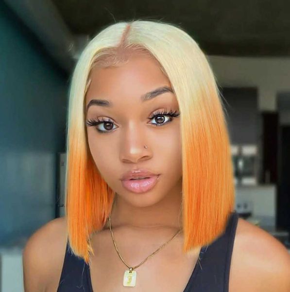 wig caps bobo wig hair women's short straight gradually changing color synthetic fiber headgear ombrewig, Black;brown
wig caps bobo wig hair women's short straight gradually changing color synthetic fiber headgear ombrewig, Black;brown