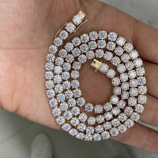 hq gems 22 inch 9k yellow solid gold vvs moissanite tennis chain link 5mm miami necklace hip hop jewelry for men, Silver
hq gems 22 inch 9k yellow solid gold vvs moissanite tennis chain link 5mm miami necklace hip hop jewelry for men, Silver