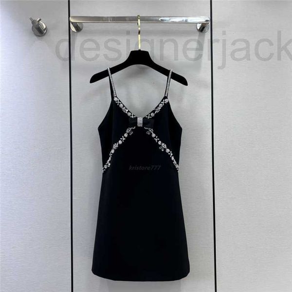 runway dresses designer women's dress v-neck shirts with rhinestone beads girls milan tank a-line mini sleeveless high end slim camisol, Black
runway dresses designer women's dress v-neck shirts with rhinestone beads girls milan tank a-line mini sleeveless high end slim camisol, Black