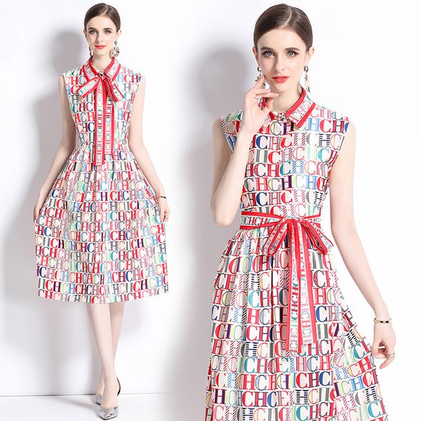 summer bow belted sleeveless midi dress 2023 women designer fashion lapel elegant print slim button front shirt dresses ballgown vacation pa, Black;gray
summer bow belted sleeveless midi dress 2023 women designer fashion lapel elegant print slim button front shirt dresses ballgown vacation pa, Black;gray