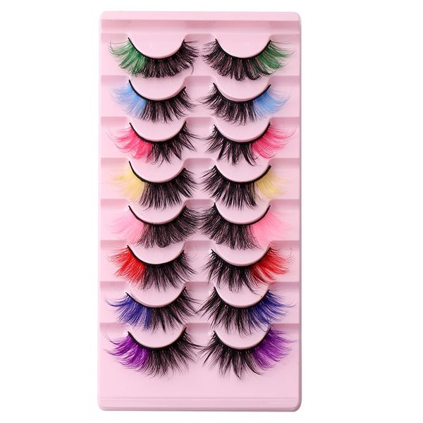 handmade reusable mink false eyelashes with color curly crisscross multilayer thick colored fake lashes for cosplay halloween
handmade reusable mink false eyelashes with color curly crisscross multilayer thick colored fake lashes for cosplay halloween