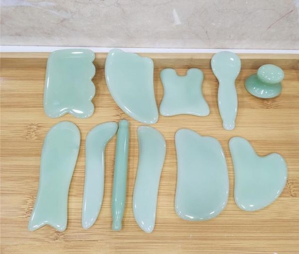 11pcsset natural green jade guasha gua sha board scraching facial eyes scraping gua sha spa massage health care beauty massager4830923
11pcsset natural green jade guasha gua sha board scraching facial eyes scraping gua sha spa massage health care beauty massager4830923
