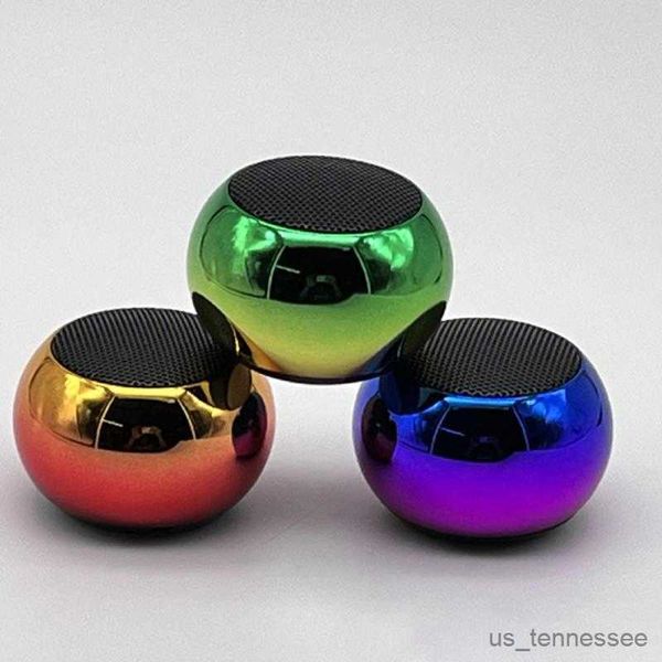 Image of Mini Speakers Wireless Speaker Subwoofer Mini Portable Bluetooth Speakers Sports Speaker Small Steel Sound Box For Outdoor Travel R230621
