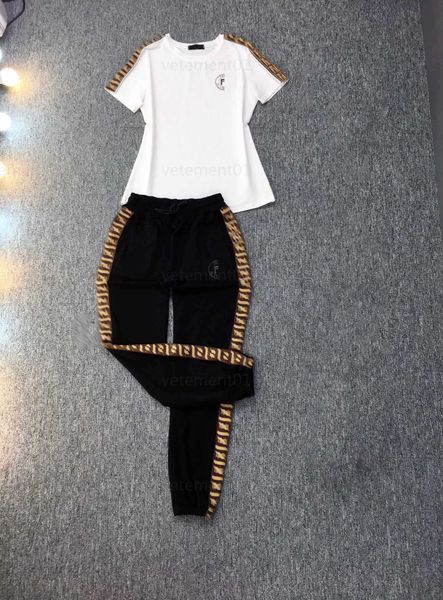 casual tee shirt two piece set classic fashion round neck tshirt body two lines decorated elastic waist casuals pants summer designer tracks, Gray
casual tee shirt two piece set classic fashion round neck tshirt body two lines decorated elastic waist casuals pants summer designer tracks, Gray