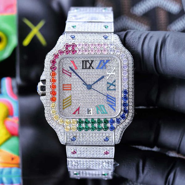 wristwatch diamond watch automatic mechanical movement mens watch waterproof bracelet sapphire busins wristwatch stainls steel 40mm wristwat, Slivery;brown
wristwatch diamond watch automatic mechanical movement mens watch waterproof bracelet sapphire busins wristwatch stainls steel 40mm wristwat, Slivery;brown