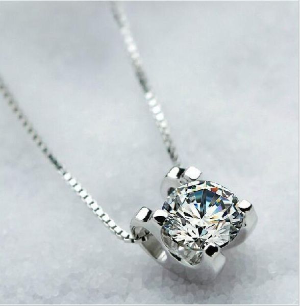 brand jewelry white sapphire stone cubic zirconia pendant 925 silver necklace for women 8832438
brand jewelry white sapphire stone cubic zirconia pendant 925 silver necklace for women 8832438