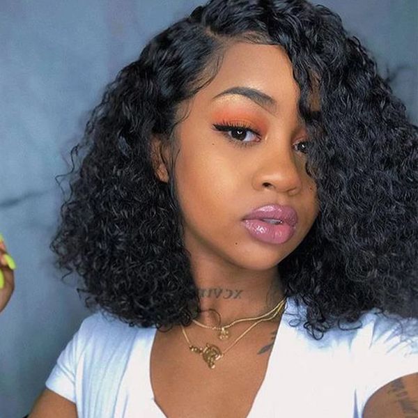 wig human hair short bob wig curly wigs 180 densitypart lace front wig preplucked remy wig 14 inch, Black;brown
wig human hair short bob wig curly wigs 180 densitypart lace front wig preplucked remy wig 14 inch, Black;brown