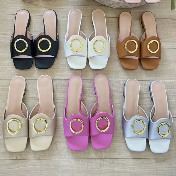 blondie sandal designer sandals falt heel slides metal embellished slippers buckle slide women summer comfort moccasins with box, Black
blondie sandal designer sandals falt heel slides metal embellished slippers buckle slide women summer comfort moccasins with box, Black