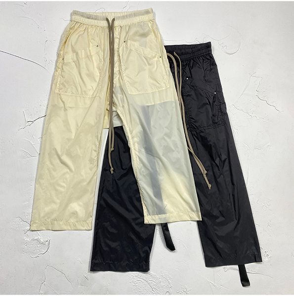 rick men pants black nylon casual trousers for men elastic waist owens men ultra thin comfortable wide leg pants loose and straight fit pant
rick men pants black nylon casual trousers for men elastic waist owens men ultra thin comfortable wide leg pants loose and straight fit pant