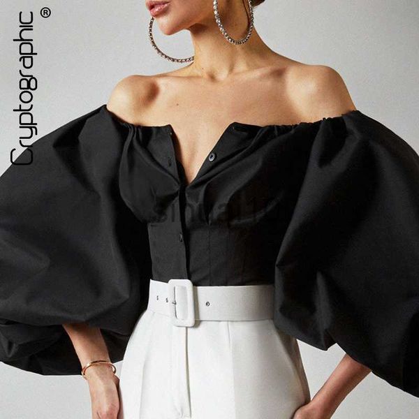 women's blouses shirts cryptographic off shoulder lantern sleeve women and blouse shirts button up backless crop fashion blusas mujer, White
women's blouses shirts cryptographic off shoulder lantern sleeve women and blouse shirts button up backless crop fashion blusas mujer, White