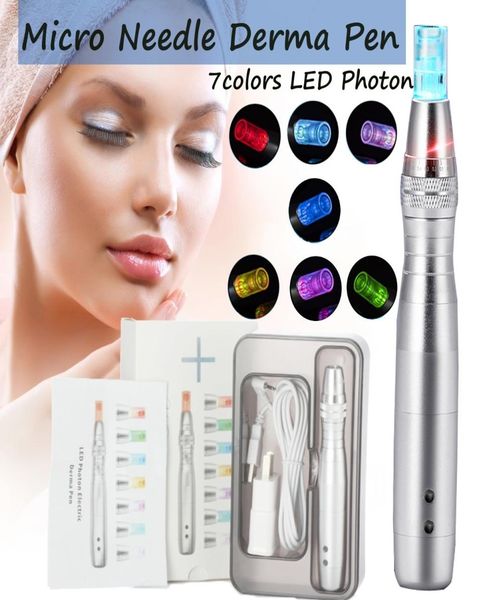 electric derma pen micro needle microneedle with led light pon for wrinkle removal anti aging skin care8525760, Black;white
electric derma pen micro needle microneedle with led light pon for wrinkle removal anti aging skin care8525760, Black;white