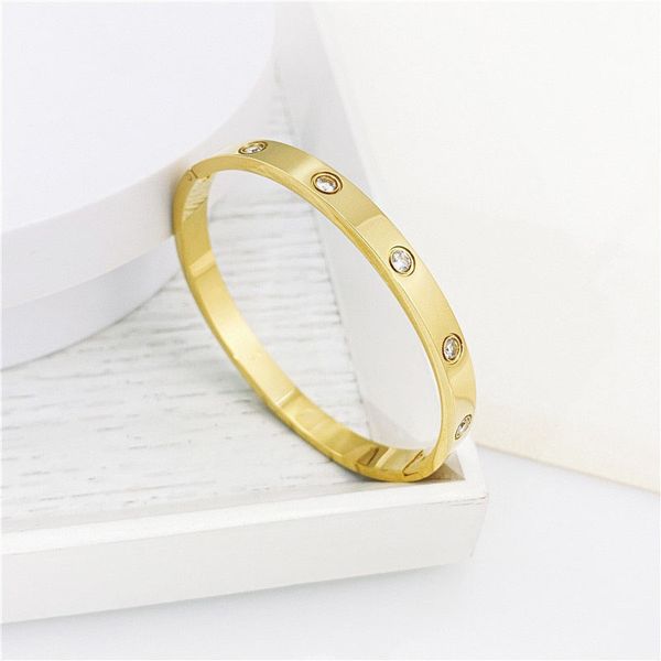 titanium steel luxury diamond bangle bracelet for women classic design love bangles real 18k gold silver austrian crystal bracelet wedding b, Black
titanium steel luxury diamond bangle bracelet for women classic design love bangles real 18k gold silver austrian crystal bracelet wedding b, Black