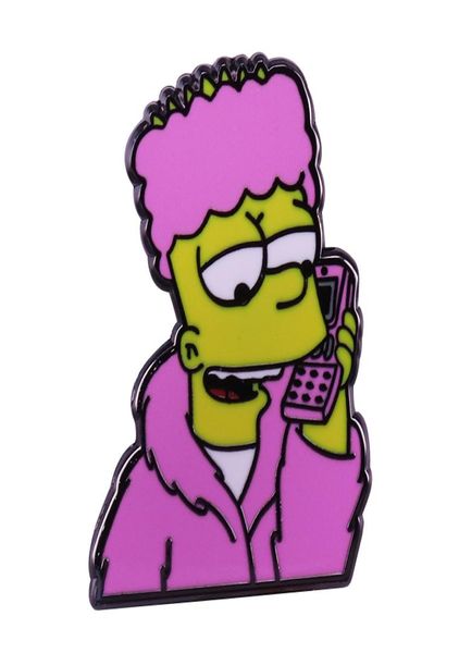 bart simpson calling pin cute cartoon brooch funny shirts backpack accessory8292149, Gray
bart simpson calling pin cute cartoon brooch funny shirts backpack accessory8292149, Gray