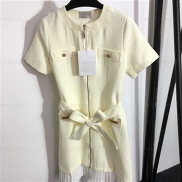 sandy beach dress for woman celebrity small fragrant wind pleated splicing lacing waist short-sleeved dresses womens designer clothing, Black;gray
sandy beach dress for woman celebrity small fragrant wind pleated splicing lacing waist short-sleeved dresses womens designer clothing, Black;gray