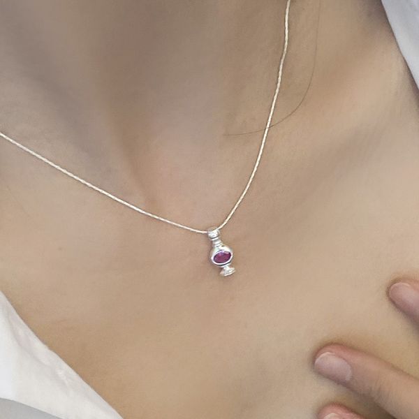 pendant necklaces 0011 korean niche design, versatile, antique pink zircon necklace, sterling silver s925 women's texture snake bone ch
pendant necklaces 0011 korean niche design, versatile, antique pink zircon necklace, sterling silver s925 women's texture snake bone ch