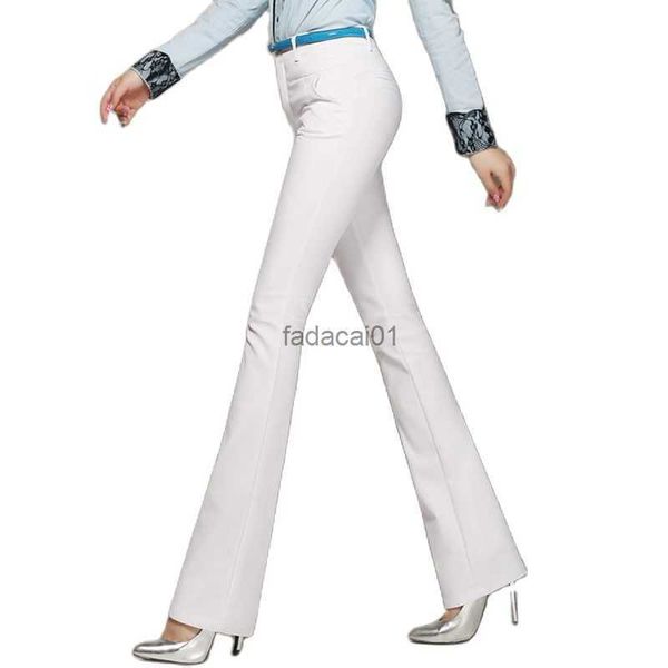 women's slimming spring summer cotton flare pants thin stretch casual solid color white khaki medium waist office ol trousers s l230621, Black;white
women's slimming spring summer cotton flare pants thin stretch casual solid color white khaki medium waist office ol trousers s l230621, Black;white