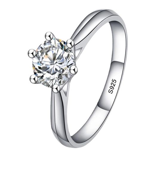 with certificate luxury 1 ct zirconia diamond ring original 925 silver color wedding band for women anniversary gift r0031169628, Slivery;golden
with certificate luxury 1 ct zirconia diamond ring original 925 silver color wedding band for women anniversary gift r0031169628, Slivery;golden