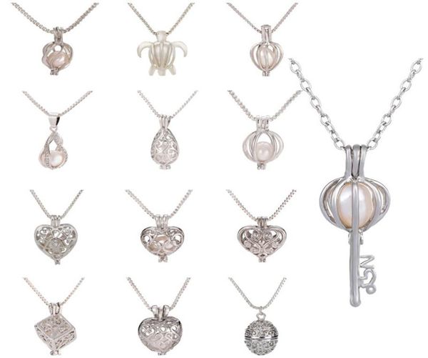 pearl cage love wish locket pendant necklace artificial natural pearl with oyster pearl mixed hollow clavicle chain necklace t6c053998740, Silver
pearl cage love wish locket pendant necklace artificial natural pearl with oyster pearl mixed hollow clavicle chain necklace t6c053998740, Silver