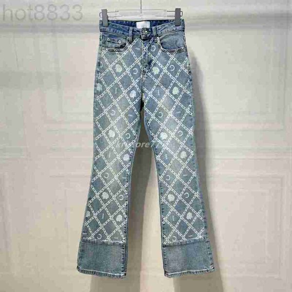 women's jeans designer 23ss fw pants with diamond letter pattern buttons female high end milan runway casual jersey jogging outwear den, Blue
women's jeans designer 23ss fw pants with diamond letter pattern buttons female high end milan runway casual jersey jogging outwear den, Blue