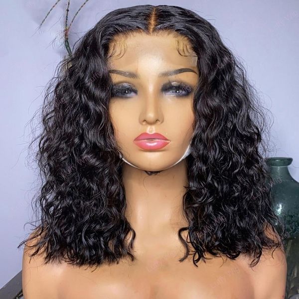 preplucked glueless soft 180%density curly short bob natural black deep lace front wigs women babyhair daily, Black;brown
preplucked glueless soft 180%density curly short bob natural black deep lace front wigs women babyhair daily, Black;brown