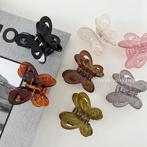 woman butterfly hairpins frosted transparent jelly hair claws girls hair accessories headwear high ponytail plastic hair clips, Blue
woman butterfly hairpins frosted transparent jelly hair claws girls hair accessories headwear high ponytail plastic hair clips, Blue