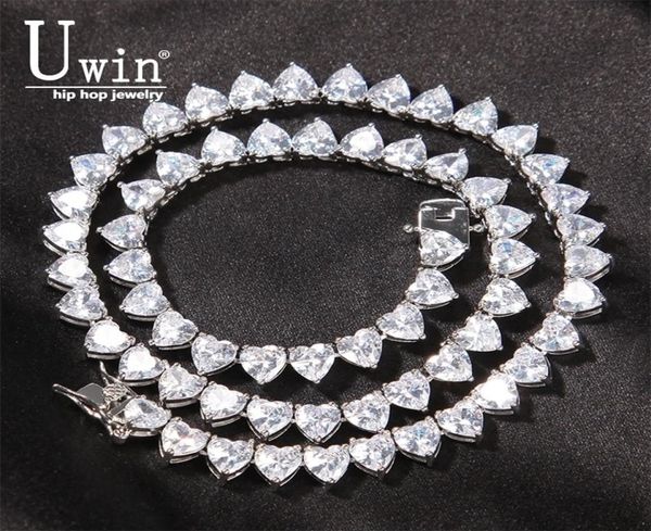 pendant necklaces uwin heart tennis chain 6mm choker micro paved iced out cubic zirconia luxury bling charm vintage short necklace1859230, Silver
pendant necklaces uwin heart tennis chain 6mm choker micro paved iced out cubic zirconia luxury bling charm vintage short necklace1859230, Silver