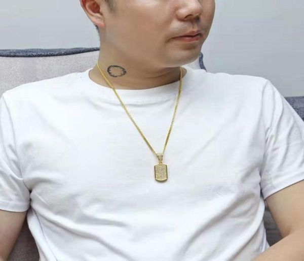 iced out dog tag pendant necklaces for men luxury designer mens bling diamond oblong pendants copper cuban link chain necklace jew9584319, Silver
iced out dog tag pendant necklaces for men luxury designer mens bling diamond oblong pendants copper cuban link chain necklace jew9584319, Silver