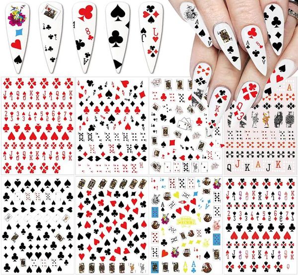 poker nail art sticker decals 3d fashion playing cards designer red heart diamond spades geometric letter stickers3023396, Black
poker nail art sticker decals 3d fashion playing cards designer red heart diamond spades geometric letter stickers3023396, Black