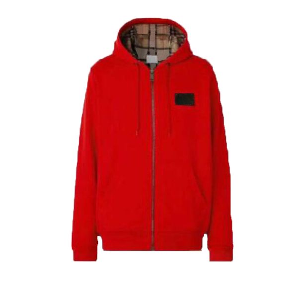 hoody designer hoodie tide brand burb hooded full zip up classicplaid stitching loose pullover men women hoodies fashion cotton jacket, Black
hoody designer hoodie tide brand burb hooded full zip up classicplaid stitching loose pullover men women hoodies fashion cotton jacket, Black