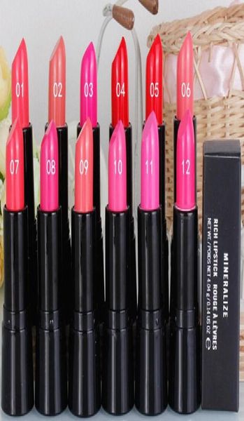 24 pcs new new makeup lowest selling good mineralize rich lipstick rouge a levres 404g5494523
24 pcs new new makeup lowest selling good mineralize rich lipstick rouge a levres 404g5494523