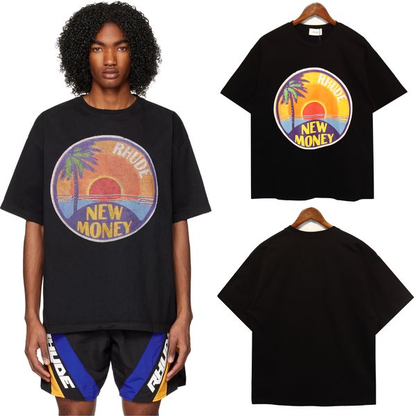 new fashion brand men's and womens rhude short-sleeved summer casual loose rhude letter printing short-sleeved t-shirt, White;black
new fashion brand men's and womens rhude short-sleeved summer casual loose rhude letter printing short-sleeved t-shirt, White;black