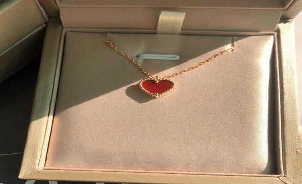 designer clover necklaces 925 silver little red heart necklace women039s 18k love agate clavicle chain rose color gift fj5u1366795
designer clover necklaces 925 silver little red heart necklace women039s 18k love agate clavicle chain rose color gift fj5u1366795